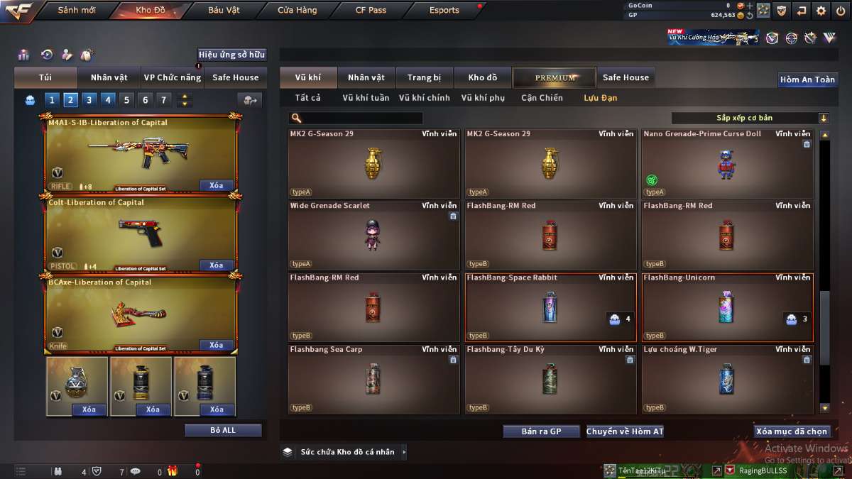 shop acc cf uy tin gia re